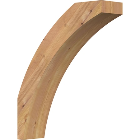Ekena Millwork 5 1/2"W x 20"D x 24"H Thorton Smooth Knee Brace, Western Red Cedar BRC06X20X24THR00SWR